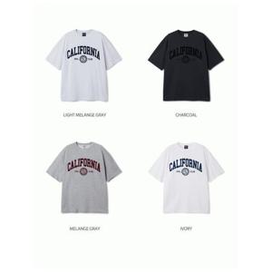 [후아유] 공용 캘리포니아 레터 반팔티 / California Letter Short Sleeve T-shirt WHRAF2321U