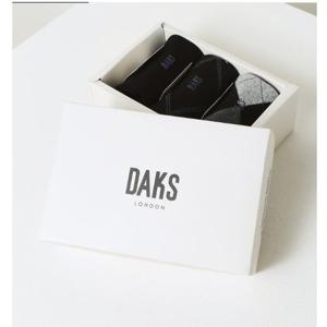 [닥스] 남성면혼방 아가일 혼합 장목3족세트 DBSS4F920BK