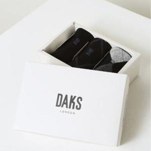 [닥스] 면혼방 아가일 혼합 장목3족세트 DBSS5E920BK