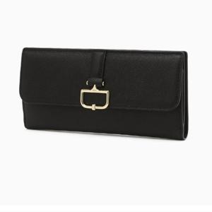 [닥스] 버크백 샬롯 블랙 D장식 소가죽 장지갑 DCWA5E520BK