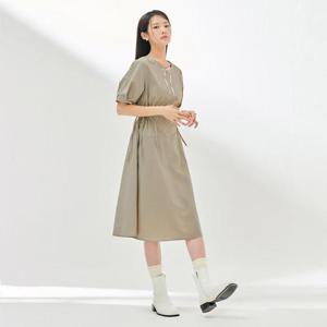 체이스컬트 HC09 여성 라운드넥 스트링 원피스 DBRG6175C0X
