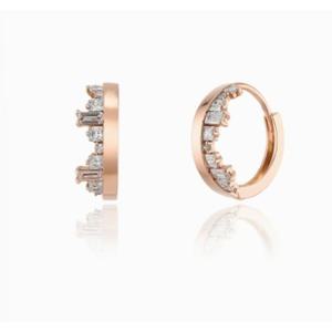 [로이드] 주문제작 바게트컷 14k 원터치 귀걸이 LOSL3028G