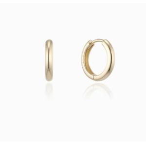 [로이드] 주문제작 모던브리티쉬 베이직 13mm 14k 원터치 귀걸이 LOFM3090G