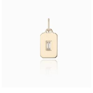 [로이드] L-Carat 모던브리티시 바게트컷 14k 펜던트 LPP21067G