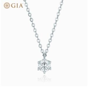 [로이드] 주문제작 GIA 다이아몬드세팅, 5부  0.5캐럿 6프롱 목걸이 LND21047D