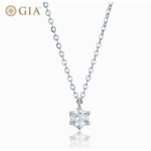 [로이드] 주문제작 GIA 다이아몬드세팅, 3부  0.3캐럿 6프롱 목걸이 LND21046D