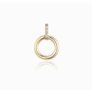 [로이드] 주문제작 모던브리티쉬 베이직라운드 14k 펜던트 LPP22065G