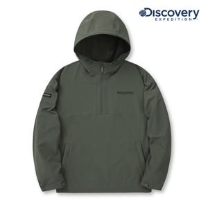 [디스커버리] 카키 남성 우븐 에센셜 트레이닝 아노락 DMTR35044