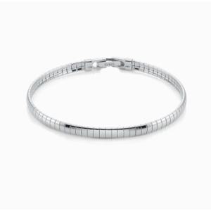 [로이드] 주문제작 4mm 실버 스네이크 체인 팔찌 19cm LLBS24212S