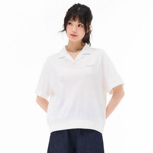 [체이스컬트]여성 오픈 카라 반팔 티셔츠-EBRG5771D0A