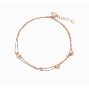 [로이드] 주문제작 리드미컬 볼체인 14k 팔찌 LWB22007G