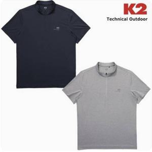 [K2] 남성 BOOST ON 메쉬 반팔 집업 티셔츠(GMM24295)
