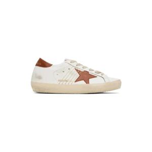 Golden Goose 스니커즈 SSENSE 익스클루시브 화이트 슈퍼스타 스니커즈 241264F128010