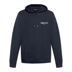 25 FW 발망 로고 그래픽 드로스트링 후드티 EH0JT047BC98 TP436049805