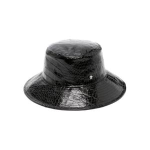25 FW 베르사체 크로커다일 이펙트 가죽 버킷 햇  10125941A09251 TP432330807