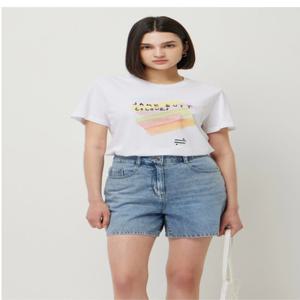 [시슬리] 비오넷 실키 더블 프린트 티셔츠 sats60531
