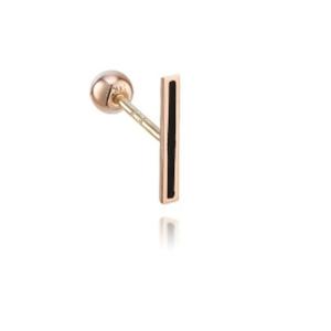 [로이드] 14K 골드 블랙 바 피어싱 LPFK1910G