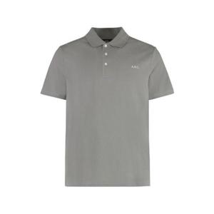 A P C  로고 자수 반팔 폴로셔츠 COGWZH26342 KAE TP934795193