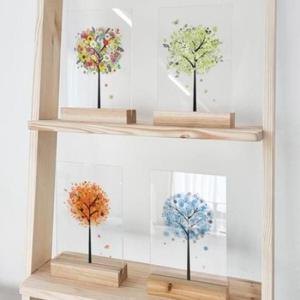 아트박스/꾸밈 bh992-아크릴스탠드액자12CmX18Cm_사계절나무