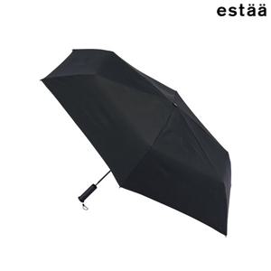 [에스타] 일본수입 FLT 55cm UV 플레인 3단 우산 블랙(UE-1E3U451BL)