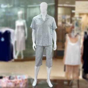 [와코루] 남성 면 레이온 요루 잔꽃나염 파자마 (WPA7167M)