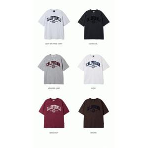 [후아유] 공용 캘리포니아 레터 반팔티 / California Letter Short Sleeve T-shirt WHRAF3721U