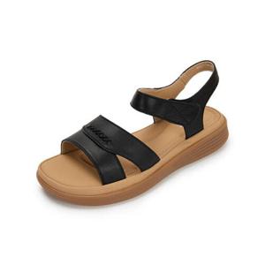 [무크] 여성 양가죽 스티치 샌들 3.5CM(516522520)