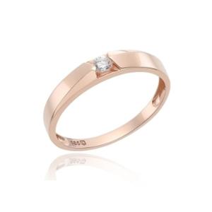 [로이드] 사선라인 14K 골드 반지 남성 커플링 LRM23020G