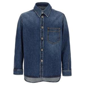 지방시 데님 셔츠 BM615W516L401 Blue