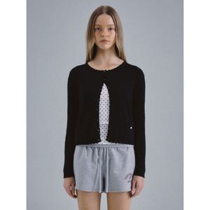 [후아유] 여성 HighGauge Cotton Cable Scallop Cardigan WHCKF2491F