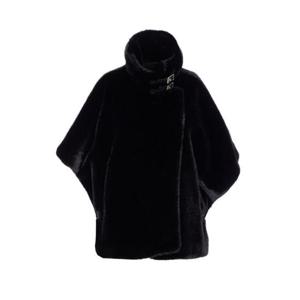 핑코 페이크 퍼 케이프 103837A2PIZ99 Black