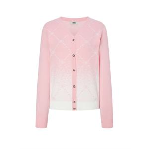 [닥스] 25FW 여성 버드아이 자카드 니트가디건 DNSW5C652P3