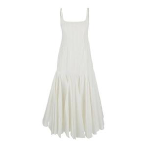 자크뮈스 롱 원피스 251DR2241520100 White