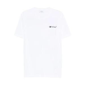 오프화이트 반팔 티셔츠 OMAA027F25JE R007 0110 WHITE