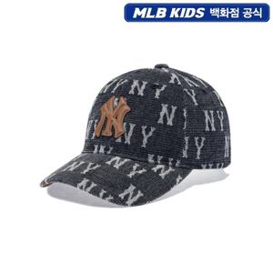 [MLB키즈]스트릿 데님 모노그램 볼캡(7ACPM035N)