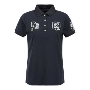 [파리게이츠] 여성 PG 마린 패턴 피케 반팔 티셔츠 521E3TSA21BK