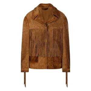 골든구스   여성 가죽 자켓 FW25 GWP02368P00216055678 6252688 TABASCO BROWN