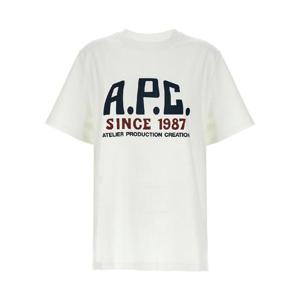아페쎄   반팔 티셔츠 SS25 COHBUM26442AAB 4968787 White