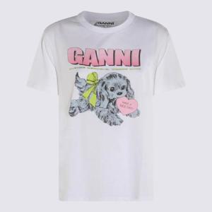 가니   반팔 티셔츠 FW25 T4334151 6351710 White
