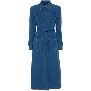 발렌티노 PAP   긴팔원피스 SS25 6B3DA02Q94B558 5660660 Blue