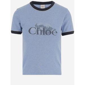 끌로에   반팔 티셔츠 FW25 CH25WJH03198433 6329673 Light Blue