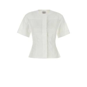 알렉산더맥퀸   반팔 셔츠 FW25 838911QAABT 9000 5752401 White