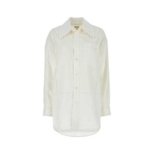 보테가베네타   긴팔 셔츠 SS24 792283V4B60 9071 2593075 White