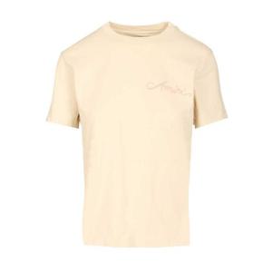 아미리   반팔 티셔츠 FW25 AWJYTE1061ALABASTER 6211134 Beige
