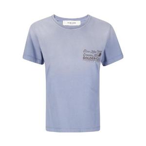 골든구스   반팔 티셔츠 FW25 GWP02322P002124 50270 5968503 CHINA BLUE