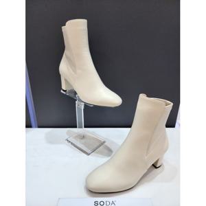[소다]MARIOFLB302 LS30  소다 SODA 여성 부츠 (여성 정장 케주얼 7CM 스퀘어 라인부츠 )