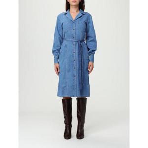 보스   긴팔원피스 SS25 50532519 420 6313228 Denim