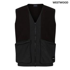 [웨스트우드] 남성 브이넥 플리스 조끼 WN3MCVT627