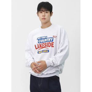 [빌리버스] 남자 맨투맨 긴팔 프린팅 코튼 오버핏 티셔츠 BPT095