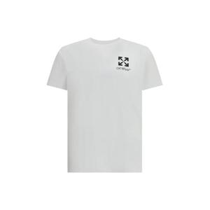 오프화이트 반팔 티셔츠 OMAA027F25JER00F 0110 WHITE